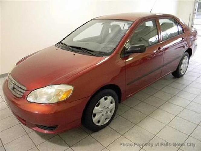 used 2003 toyota corolla 4dr sdn ce manual sedan, 97,050 miles in cuyahoga falls, oh