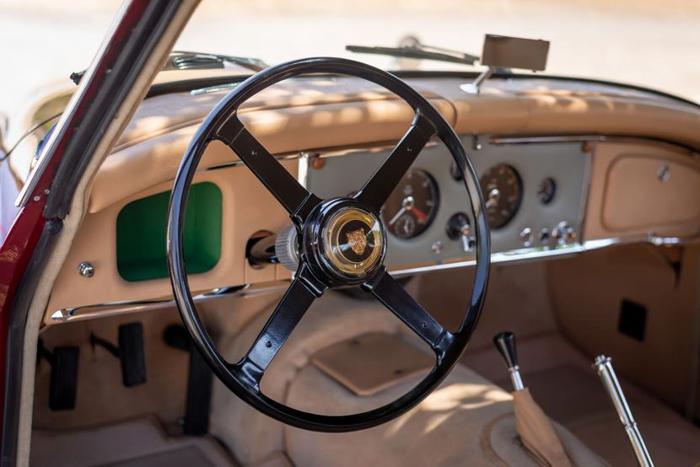 1958 jaguar xk150 fixed-head coupe in oceanside, california