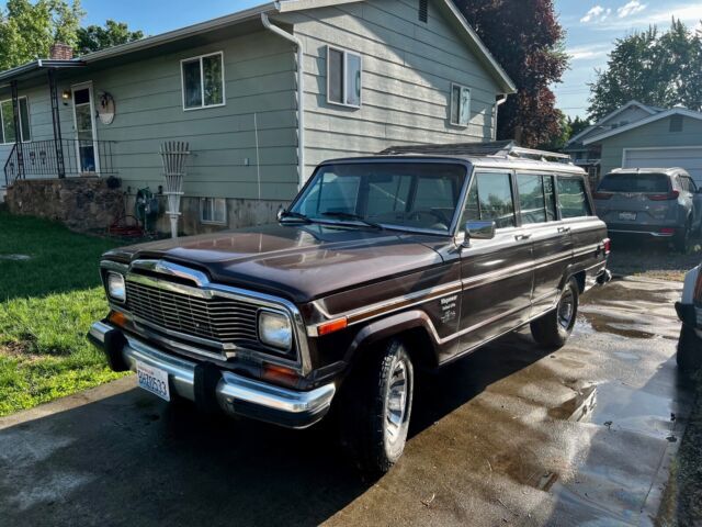 1983 jeep wagoneer suv brown 4wd automatic limited