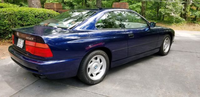 1992 bmw 8 series 850i 56,860 miles mauritius blue 12 cylinder engine 5.0l/305