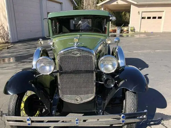 1931 ford model a sedan, rebuilt 4 cylinder, leather, new tires, match trailer