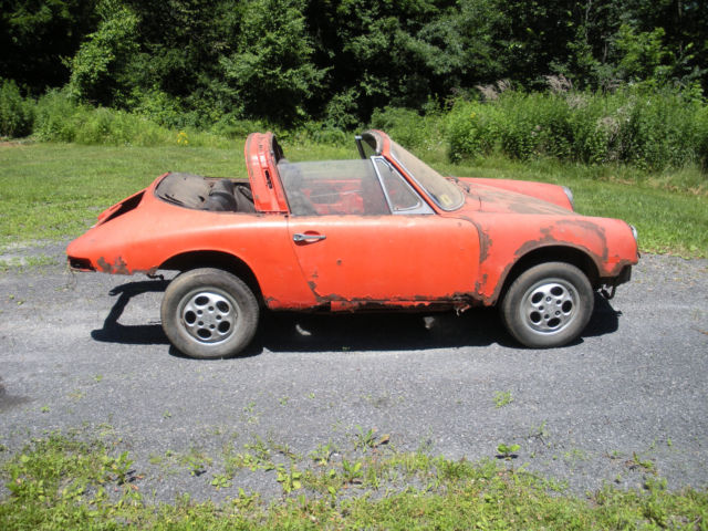 1968 911 targa, tangerine, no reserve auction