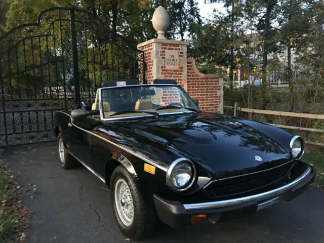 original fiat 1984 pininfarina spyder azzurra 36,173 actual mile survivor