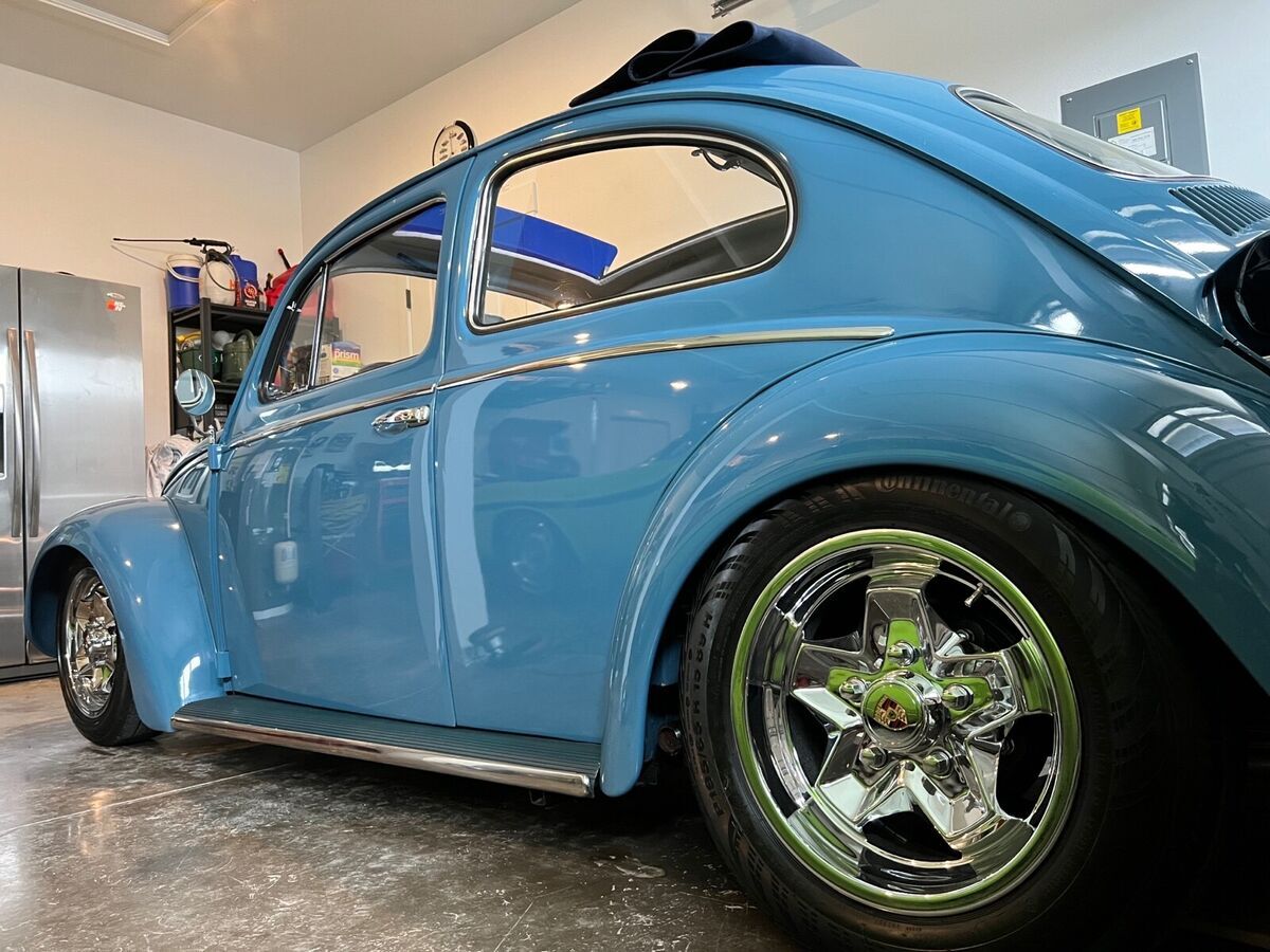 1959 volkswagen beetle sedan blue rwd manual ragtop