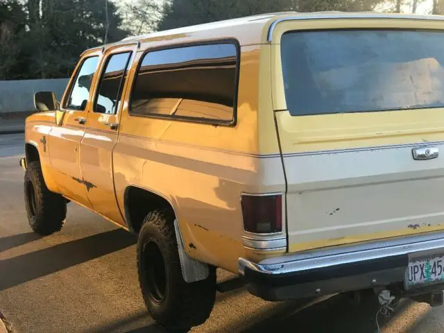 1984 chevrolet suburban 4x4 diesel c10 silverado not swb rare patina 6.2