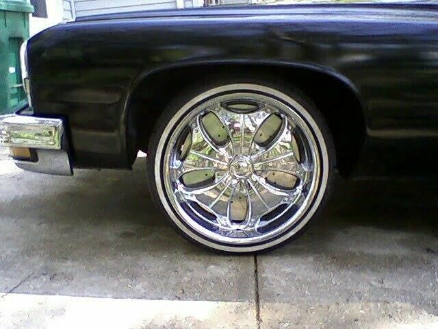 1974 buick lesabre convertible 22 wheels rims custom chrome