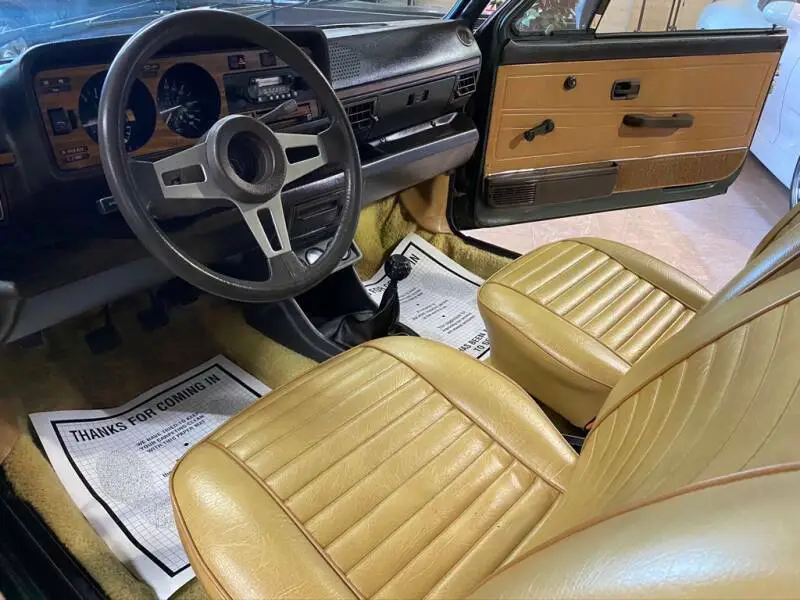 1980 volkswagen rabbit cabriolet manual fwd i4 1.6l gasoline