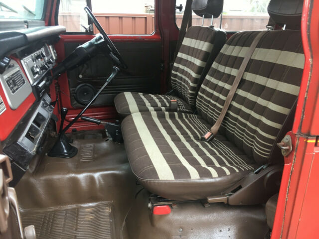 toyota landcruiser bj42 rare diesel lx (luxury) factory 6 seats/steer/air - fj40