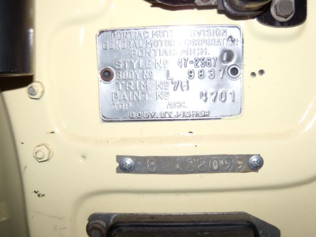 1947 pontiac convertible,8 cyl,one family since new,nice looking car,very solid