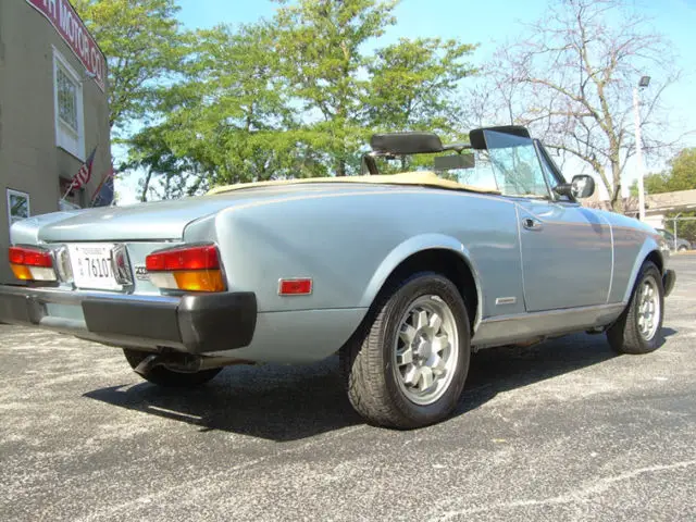 1983 fiat pininfarina 124 spider convertible 23,918 original miles