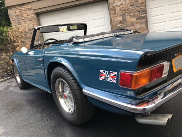 1975 triumph tr6, body-off restored, overdrive, no reserve