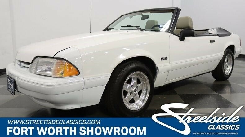 great fox body 'vert! 3800 miles on rebuilt/modified 5.0, aod trans, cold a/c!