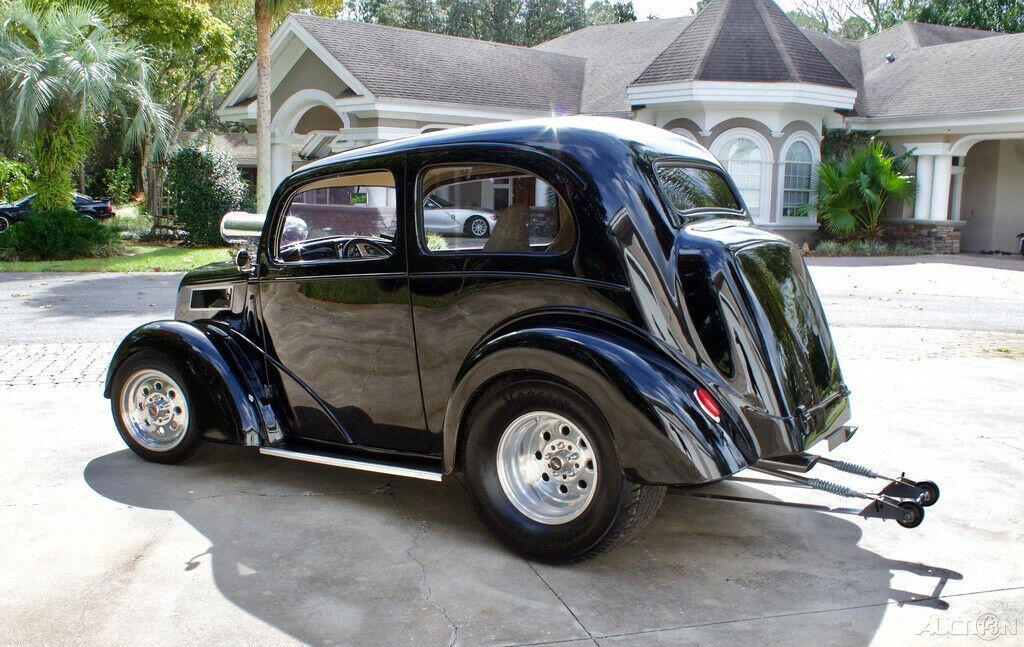 1948 english ford anglia e04a pro-street supercharged 5.7l 355 sbc v8 automatic