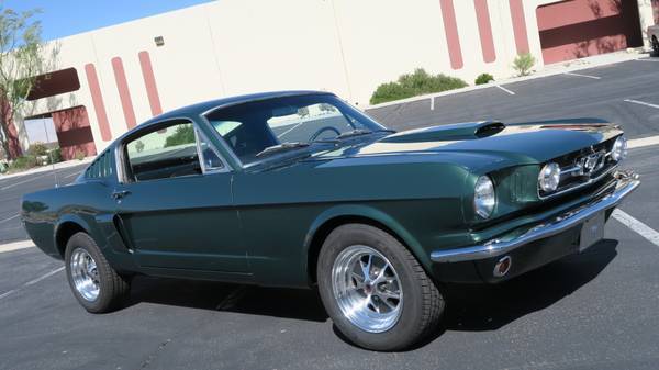 1965 mustang fastback 2+2 289 a code