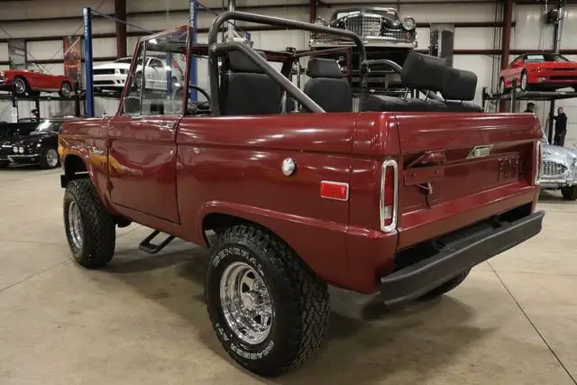 1974 ford bronco 206 miles burgundy suv inline 6-cylinder manual