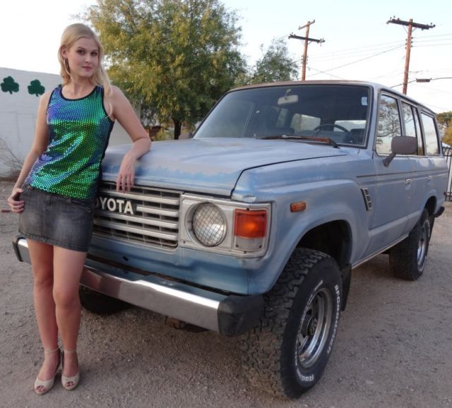 1983 toyota land cruiser fj60 4x4 original paint rust free az truck ac 4 spd