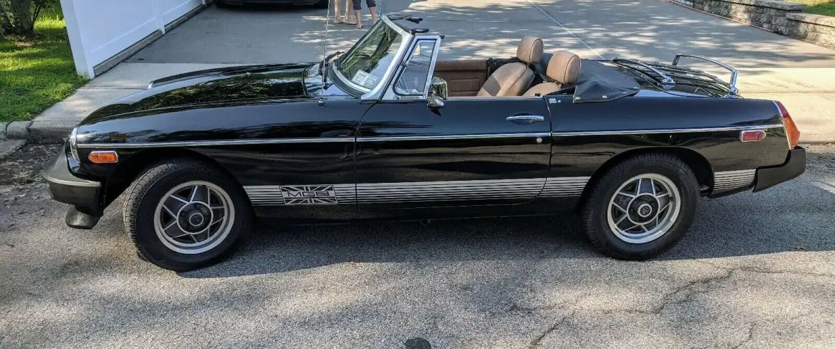 1980 mg mgb convertible black rwd manual limited edition