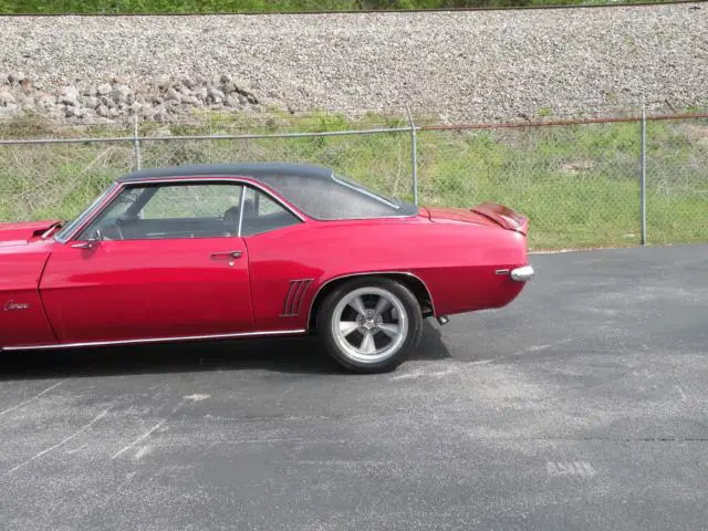 1969 chevrolet camaro rotisserie restoration, big block, super nice, garnet red