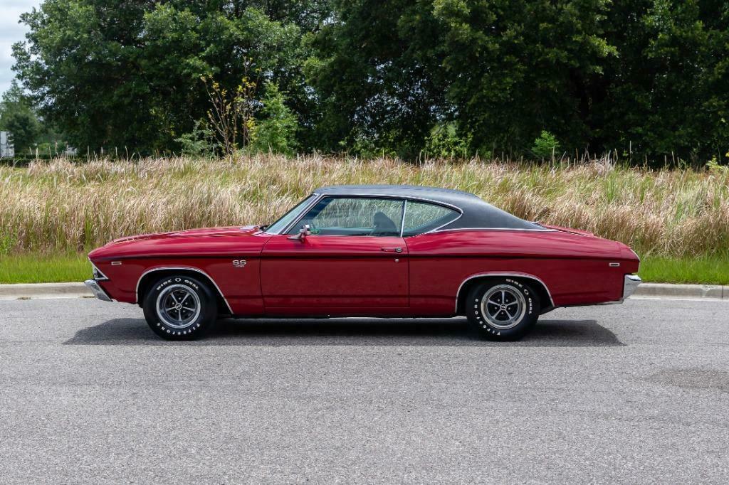 1969 chevrolet chevelle ss coupe garnet red