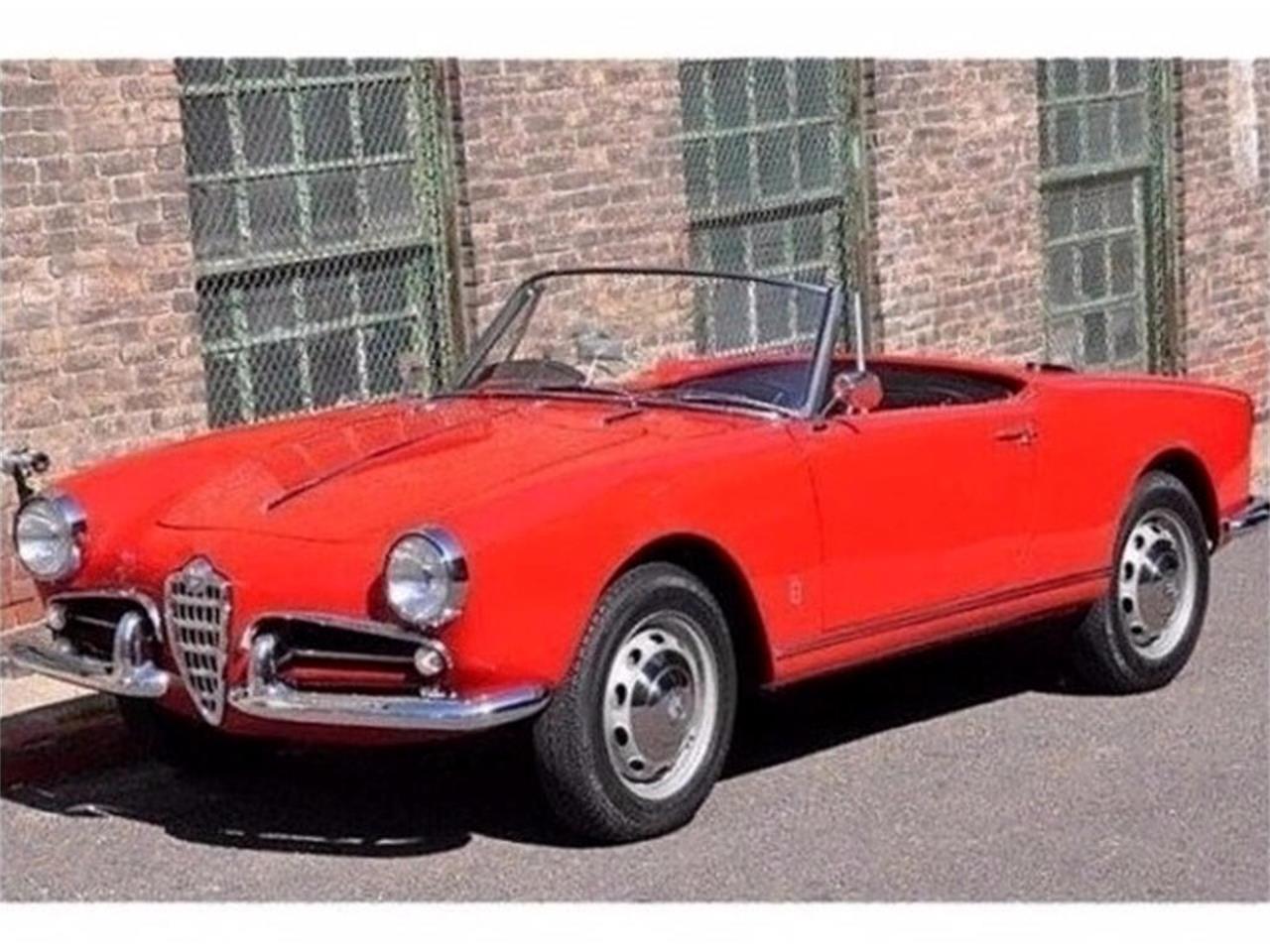 1960 alfa romeo giulietta spider