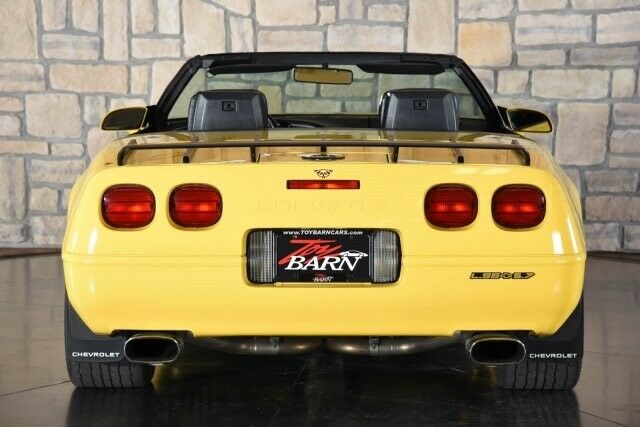 1991 chevrolet corvette yellow 2dr convertible automatic