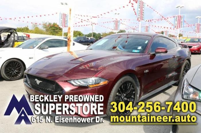 2018 ford mustang gt premium gt premium 2dr fastback for sale in beckley, west virginia