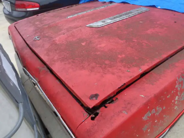 1967 plymouth barracuda convertible cuda very rare a/c car project car barn find