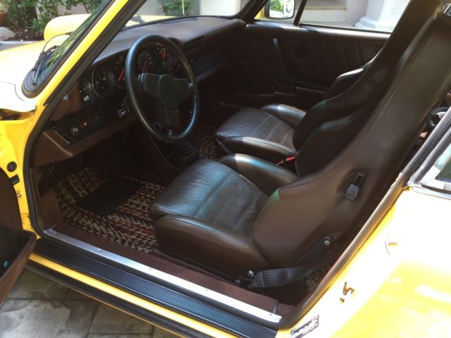 original paint - talbot yellow coupe 911 sc - sport seats