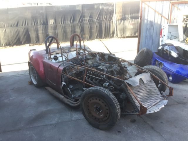 2006 factory five mark iv roadster ac shelby cobra replica ***burn***
