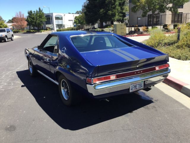 1969 amc amx - 390 big block - air conditioned ca rust free classic