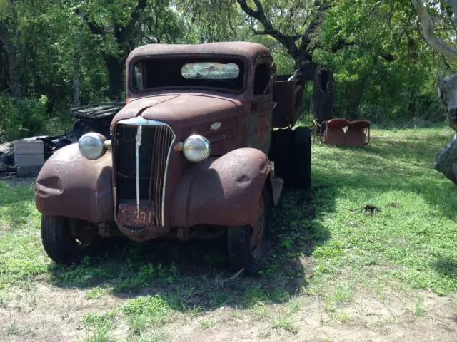 vintage 1937 chevy chevrolet dump truck 1 1/2 ton other pickup rare