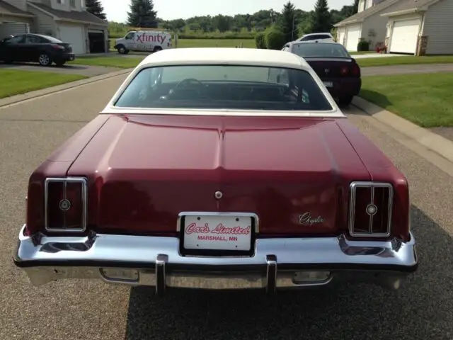 1975 chrysler cordoba sedan red fwd automatic