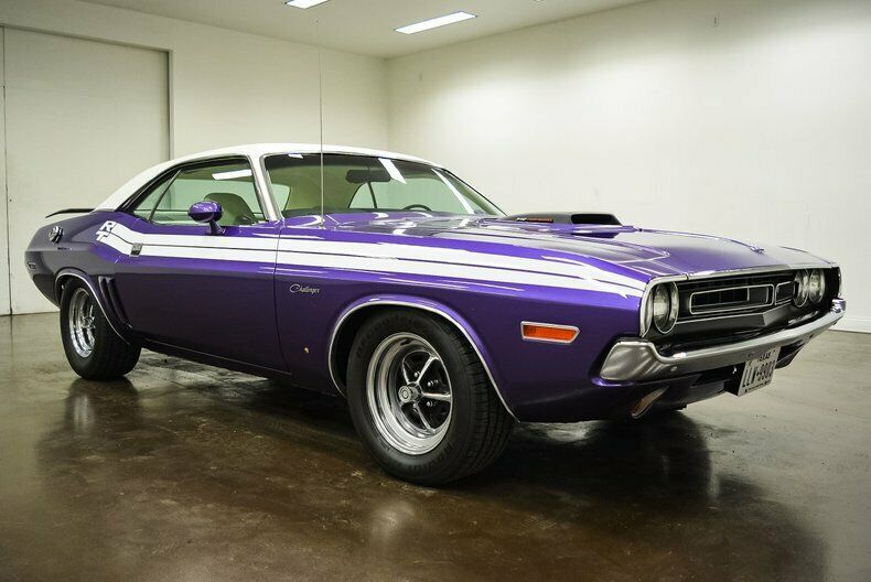 1971 dodge challenger r/t shaker 2325 miles plum crazy purple hardtop 340 v8 aut