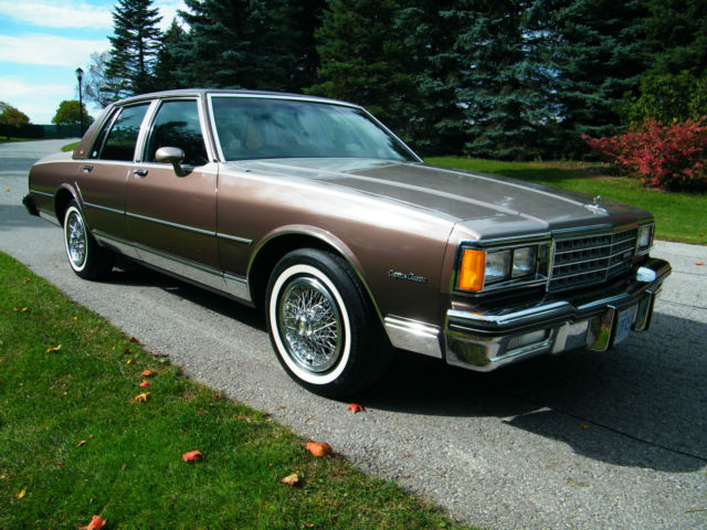 1984 chevrolet caprice classic 4-door 5.0l 9k orig miles