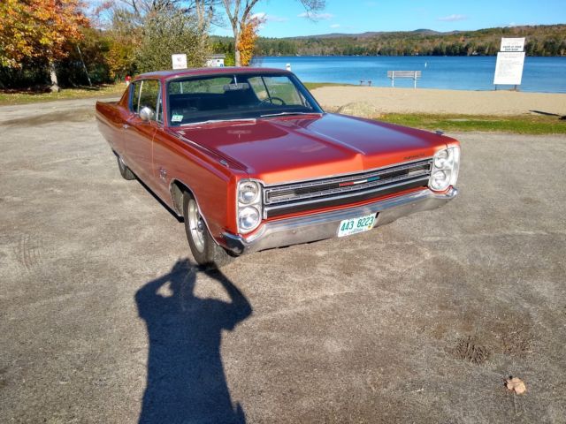 1968 sport fury hemi fast back 5.7 727 trans 83/4 323 sure grip bronze paint