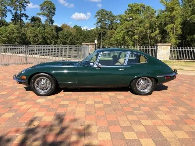 1972 jaguar e-type series iii 2 + 2 coupe manual british racing green
