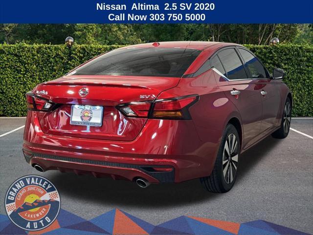 2020 nissan altima 2.5 sv