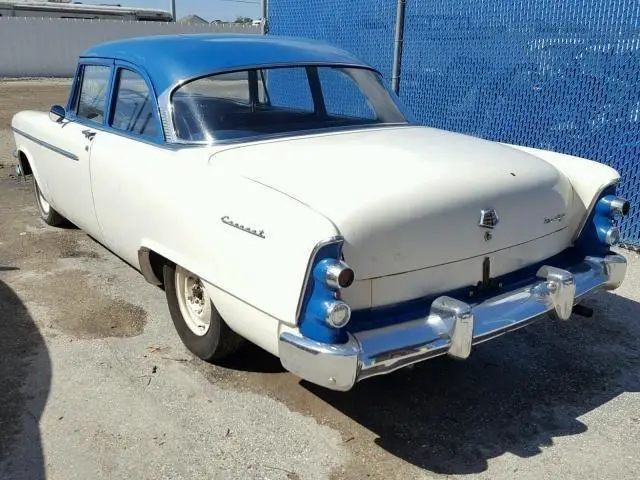1955 dodge coronet 69705 miles white coupe 6 cyl automatic