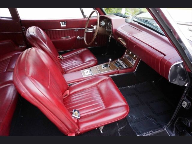 1964 sutebaker avanti r1 - 7k miles, black over red, immaculate collectible