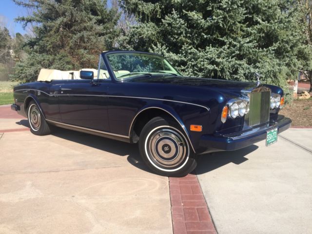 1989 rolls royce corniche - only 2600 miles!