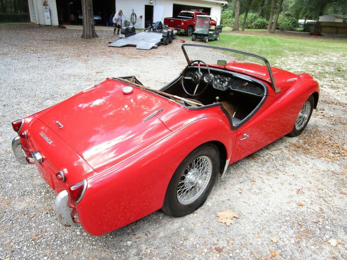 1963 triumph tr3 garage barn find no reserve