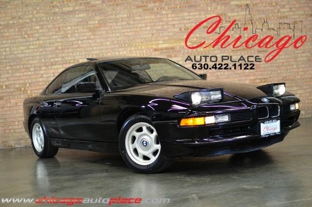 bmw 8 series 850i - rare find - v12 - leather - flip up lights