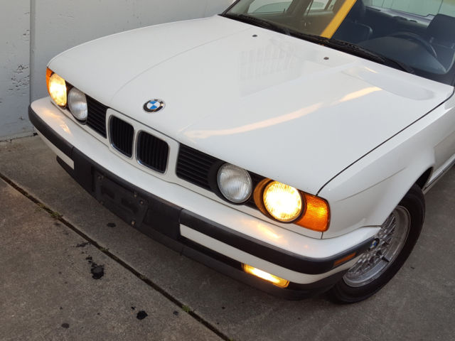 1991 bmw 535i e34! 99.9% rust-free original! rare 5 speed manual! no reserve!