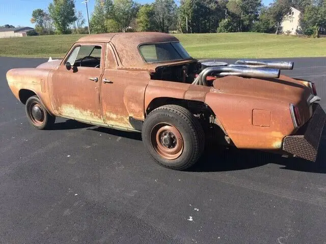 1950 studebaker 454 rear engine hotrod restomod ratrod street rod boat headers!!