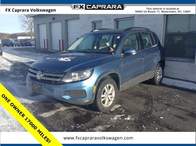 used 2017 volkswagen tiguan s watertown, ny 13601 for sale in glen park, new york
