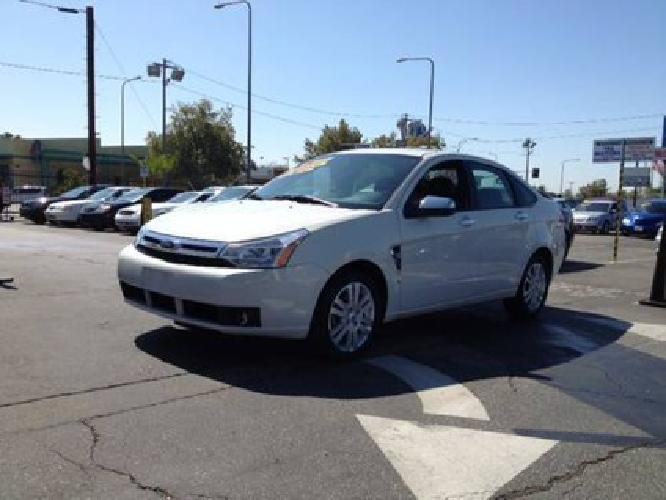 2009 ford focus 4 cyl sel leather sunroof white on black stick shift s in van nuys, ca