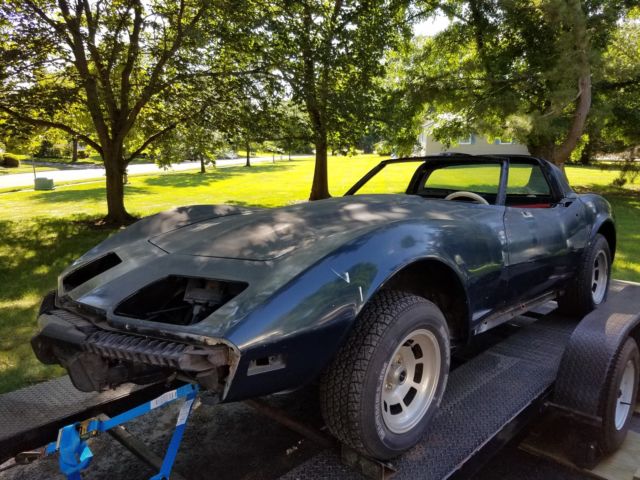 1979 chevy corvette l82 project very solid - rust free/nice body - no reserve!
