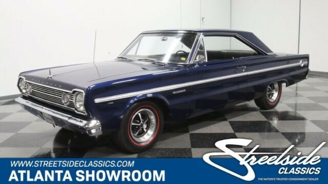 classic vintage chrome mopar 440 v8 big block auto transmission blue