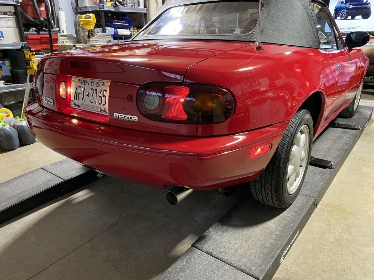 1991 mazda miata convertible red rwd manual