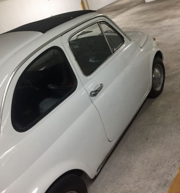 1968 fiat 500 l great running condition white